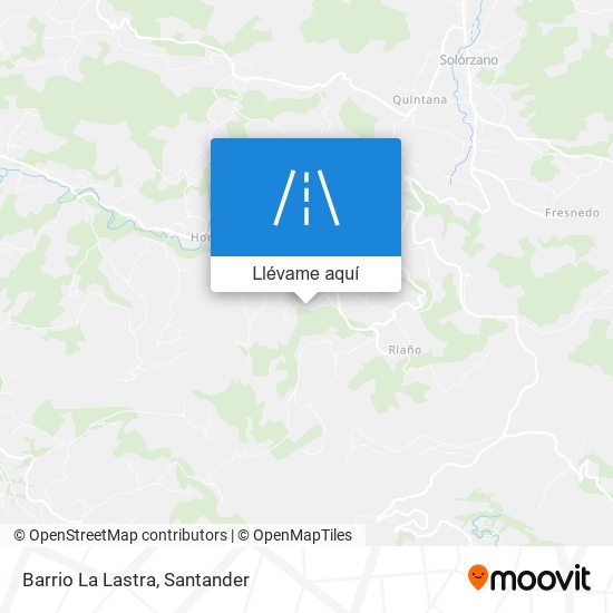 Mapa Barrio La Lastra