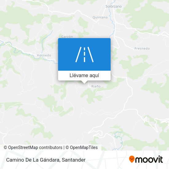 Mapa Camino De La Gándara