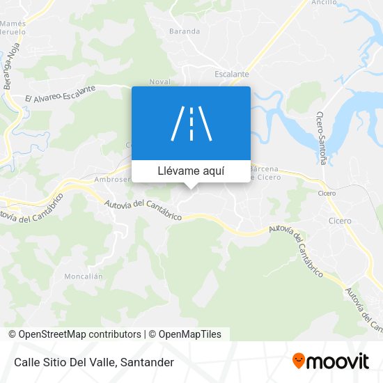 Mapa Calle Sitio Del Valle
