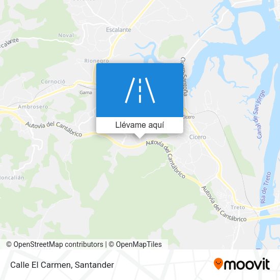 Mapa Calle El Carmen