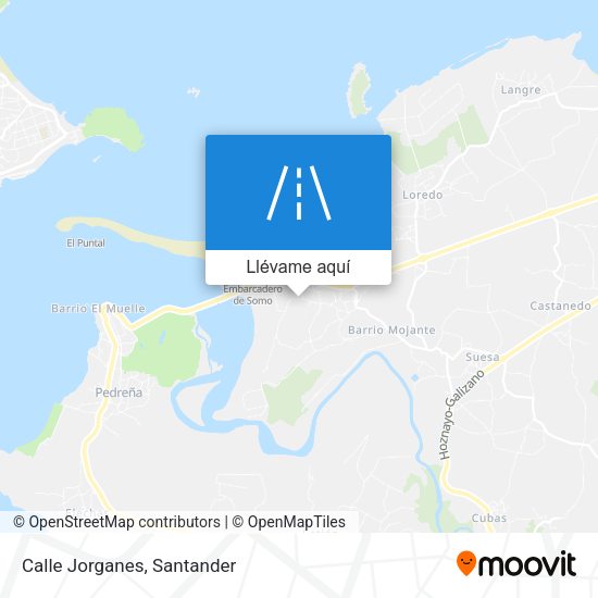 Mapa Calle Jorganes