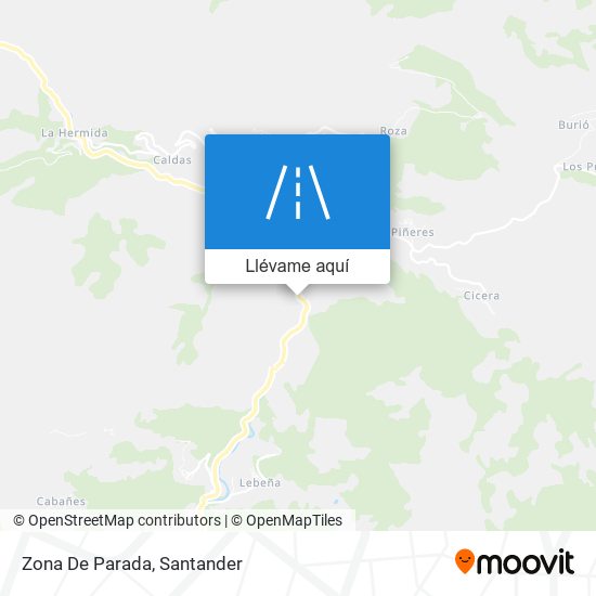 Mapa Zona De Parada