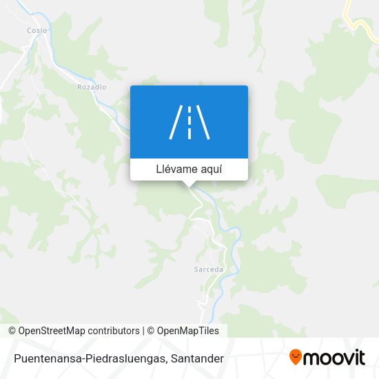 Mapa Puentenansa-Piedrasluengas