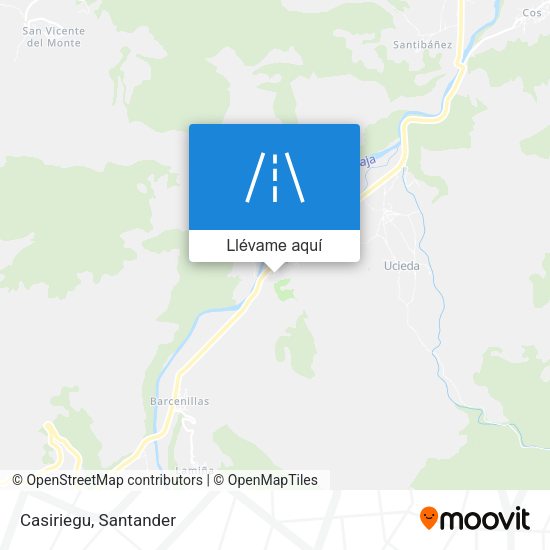Mapa Casiriegu