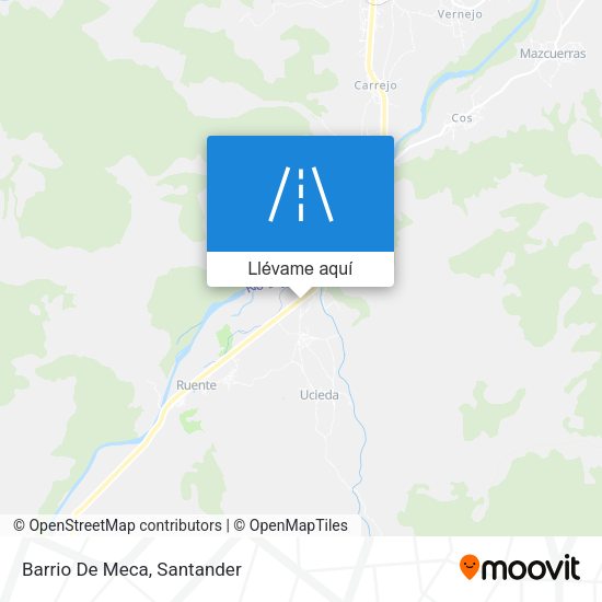 Mapa Barrio De Meca