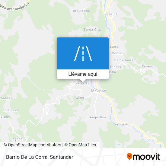 Mapa Barrio De La Corra