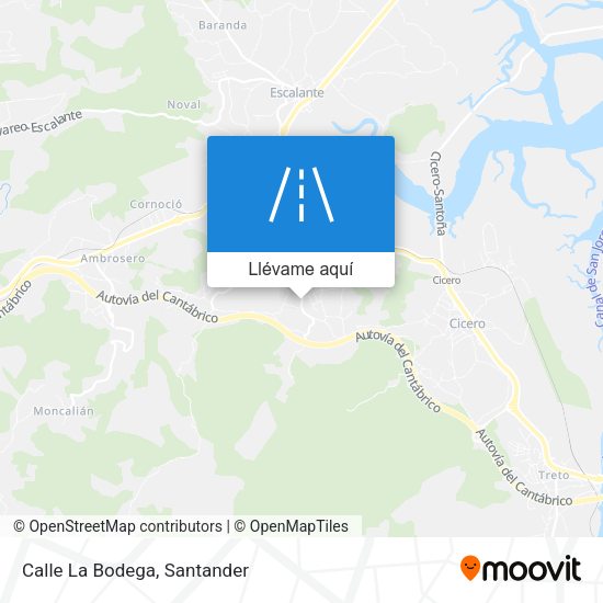 Mapa Calle La Bodega