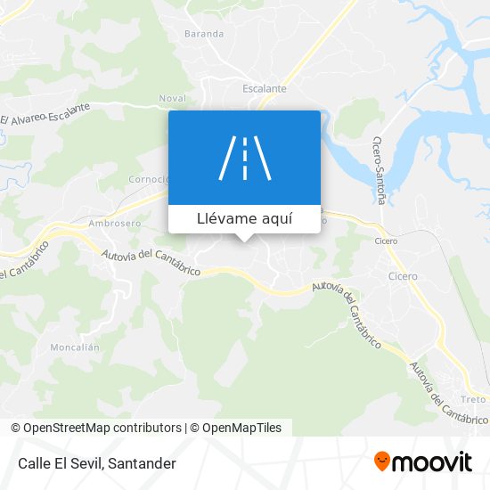 Mapa Calle El Sevil