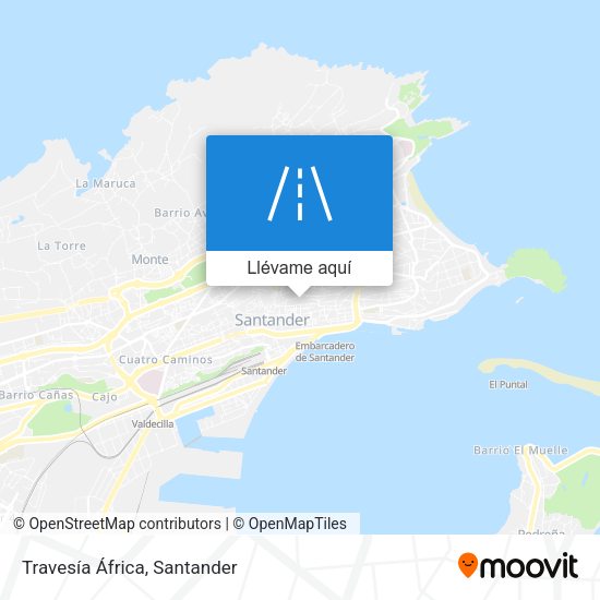 Mapa Travesía África