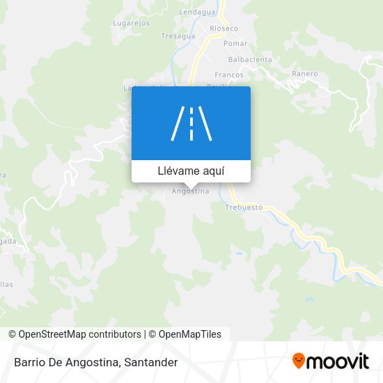 Mapa Barrio De Angostina