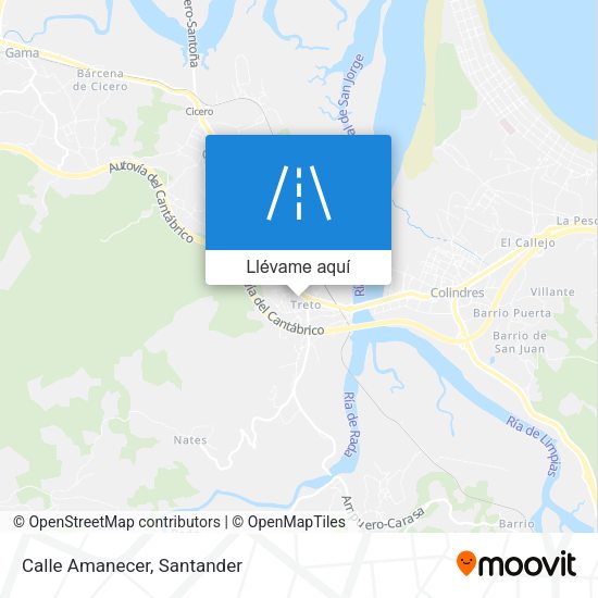 Mapa Calle Amanecer