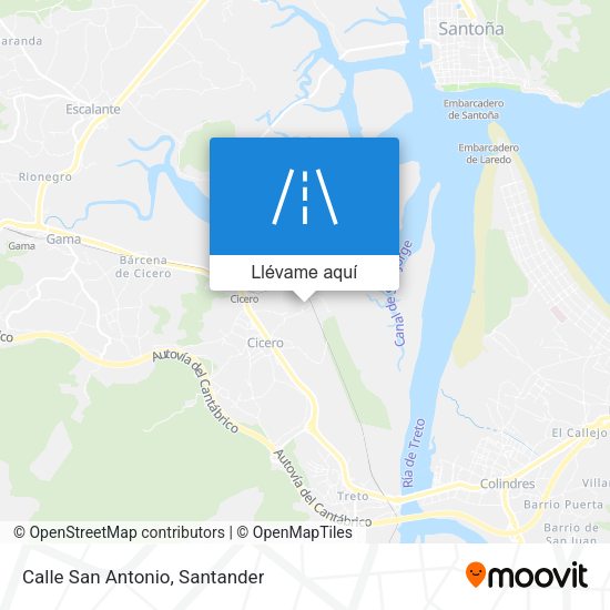 Mapa Calle San Antonio