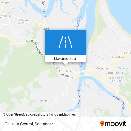 Mapa Calle La Central