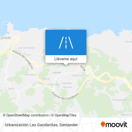 Mapa Urbanización Las Gandarillas