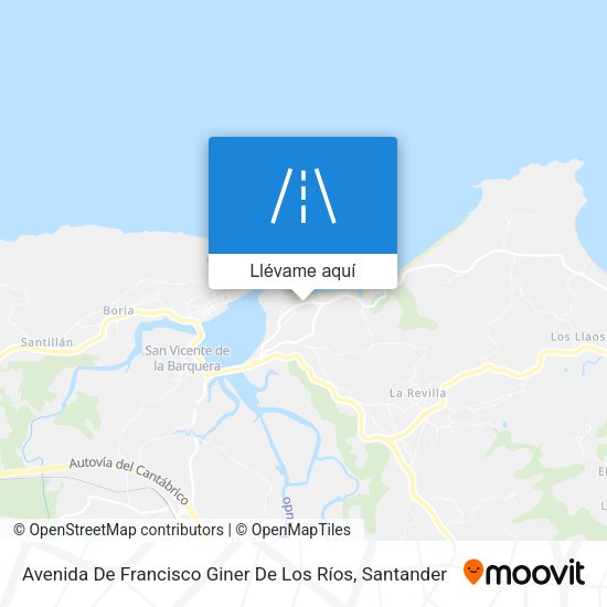 Mapa Avenida De Francisco Giner De Los Ríos