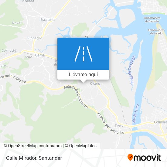 Mapa Calle Mirador