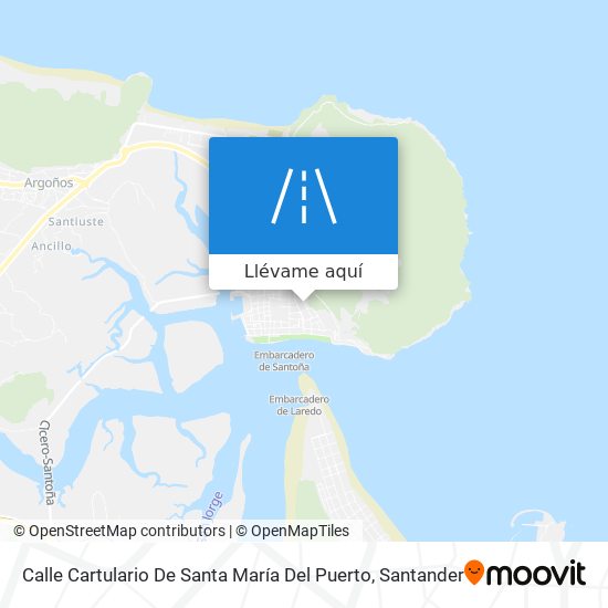 Mapa Calle Cartulario De Santa María Del Puerto