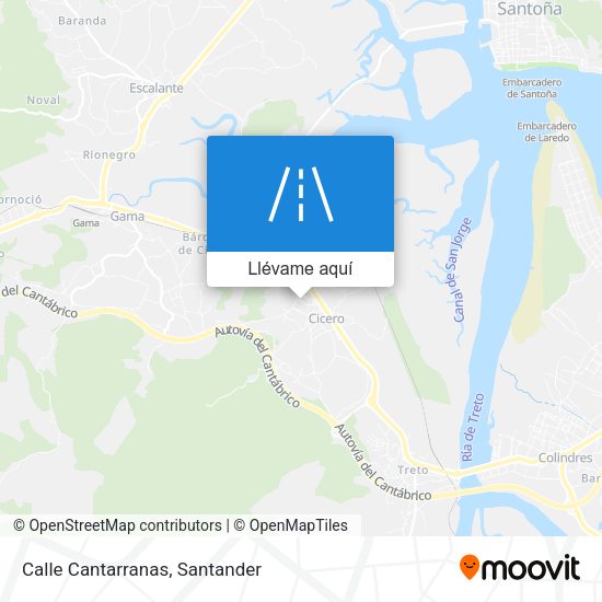 Mapa Calle Cantarranas