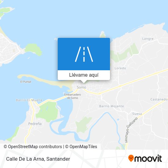 Mapa Calle De La Arna