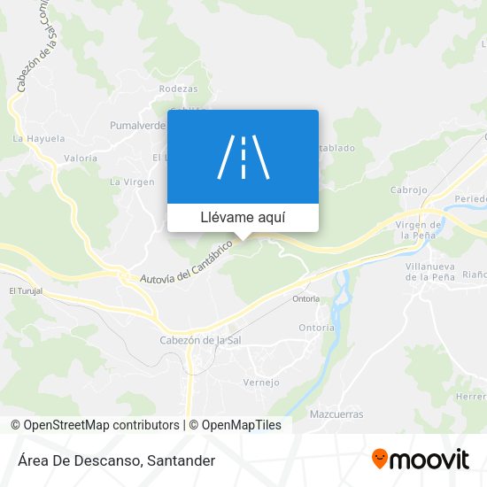 Mapa Área De Descanso