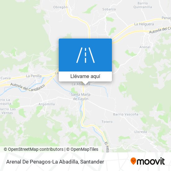 Mapa Arenal De Penagos-La Abadilla