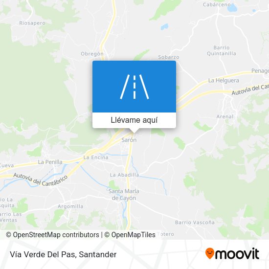 Mapa Vía Verde Del Pas