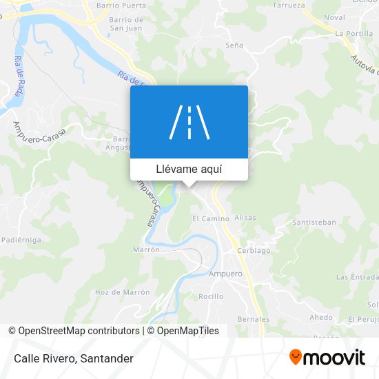 Mapa Calle Rivero