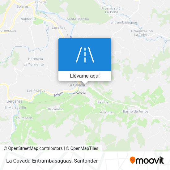 Mapa La Cavada-Entrambasaguas