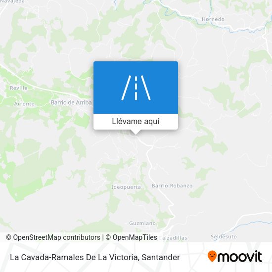 Mapa La Cavada-Ramales De La Victoria