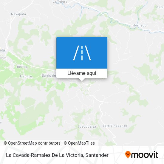 Mapa La Cavada-Ramales De La Victoria