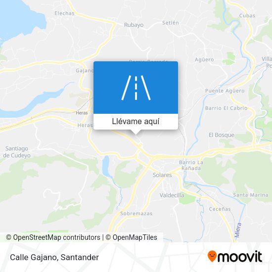 Mapa Calle Gajano