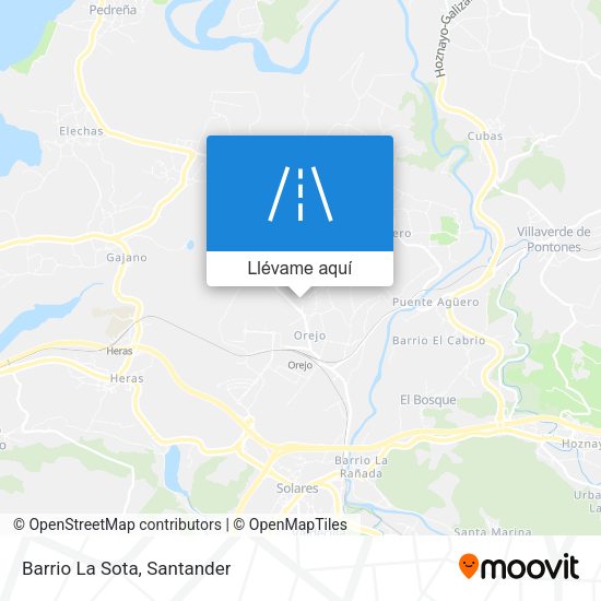 Mapa Barrio La Sota
