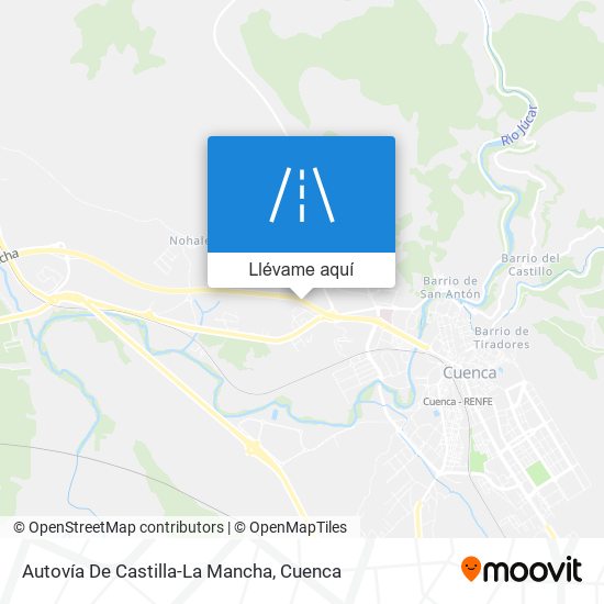 Mapa Autovía De Castilla-La Mancha