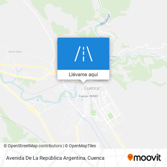 Mapa Avenida De La República Argentina