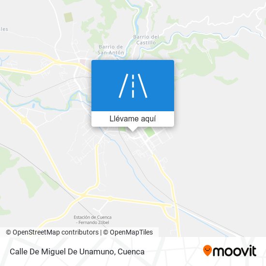 Mapa Calle De Miguel De Unamuno