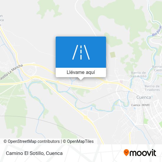 Mapa Camino El Sotillo