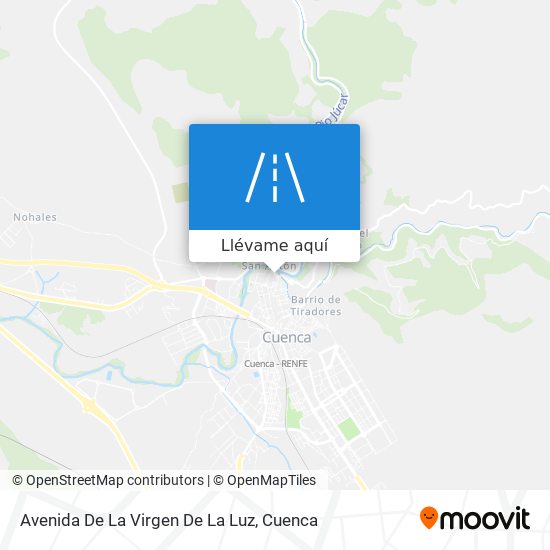 Mapa Avenida De La Virgen De La Luz