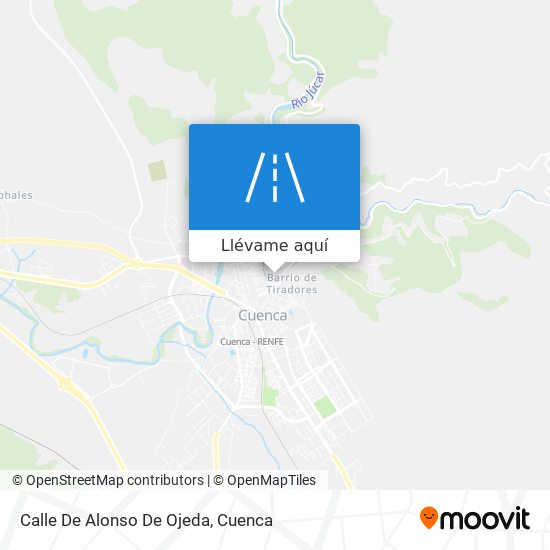 Mapa Calle De Alonso De Ojeda