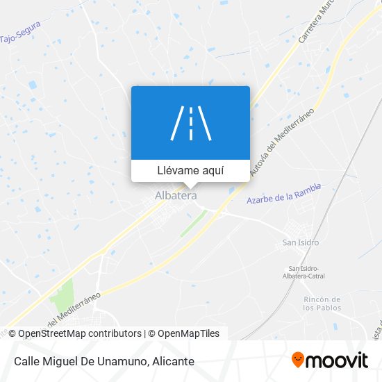 Mapa Calle Miguel De Unamuno