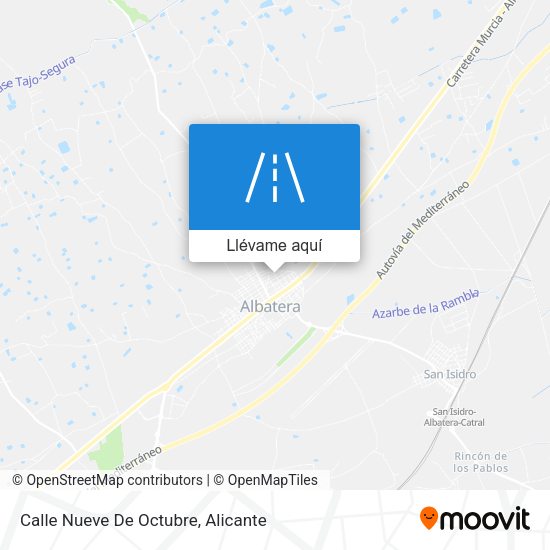 Mapa Calle Nueve De Octubre