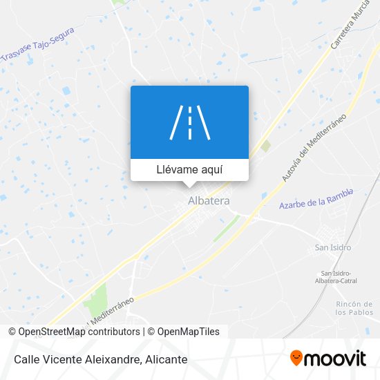 Mapa Calle Vicente Aleixandre