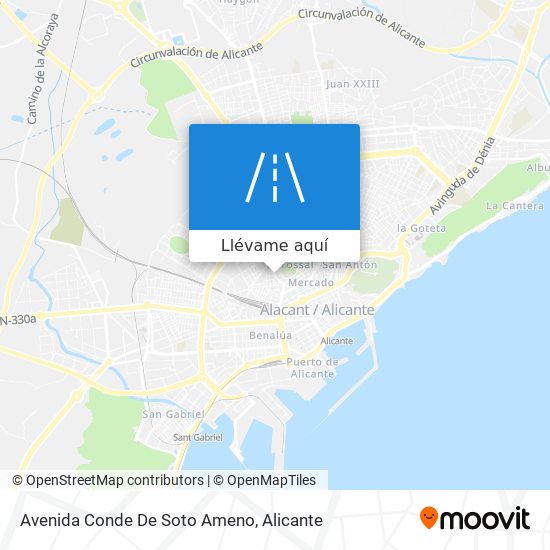 Mapa Avenida Conde De Soto Ameno