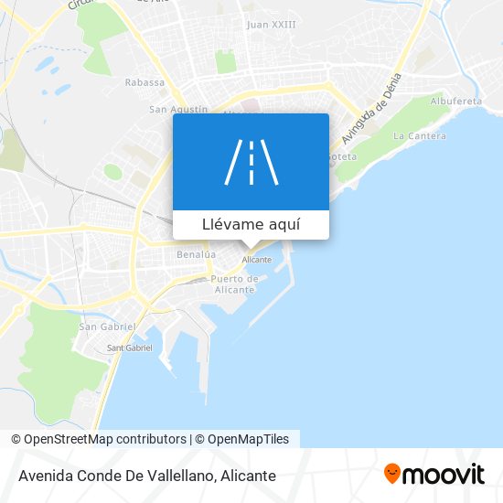 Mapa Avenida Conde De Vallellano