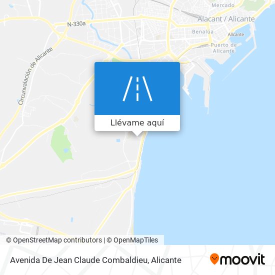 Mapa Avenida De Jean Claude Combaldieu