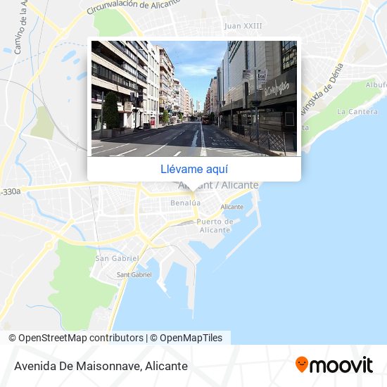 Mapa Avenida De Maisonnave
