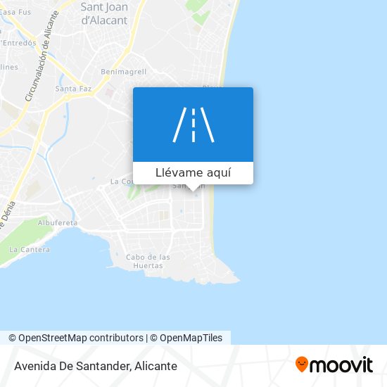 Mapa Avenida De Santander