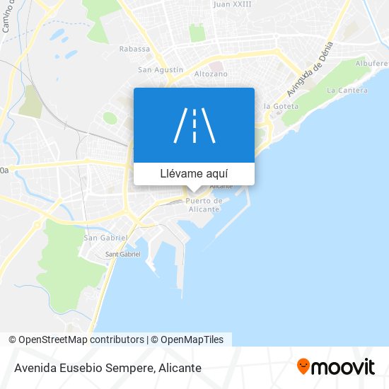 Mapa Avenida Eusebio Sempere