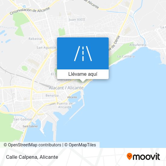 Mapa Calle Calpena