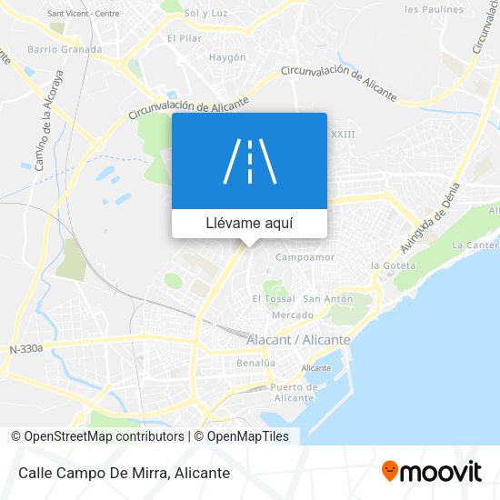 Mapa Calle Campo De Mirra