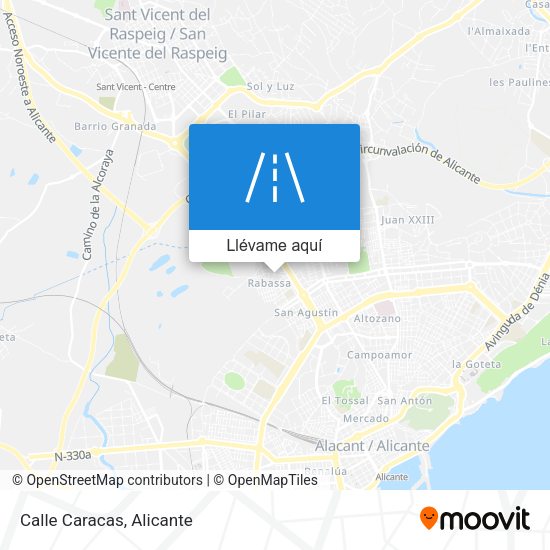 Mapa Calle Caracas